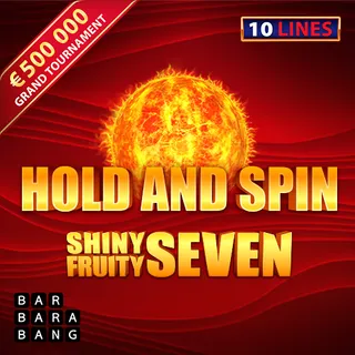 Shiny Fruity Seven 10 Lines Hold and Spin